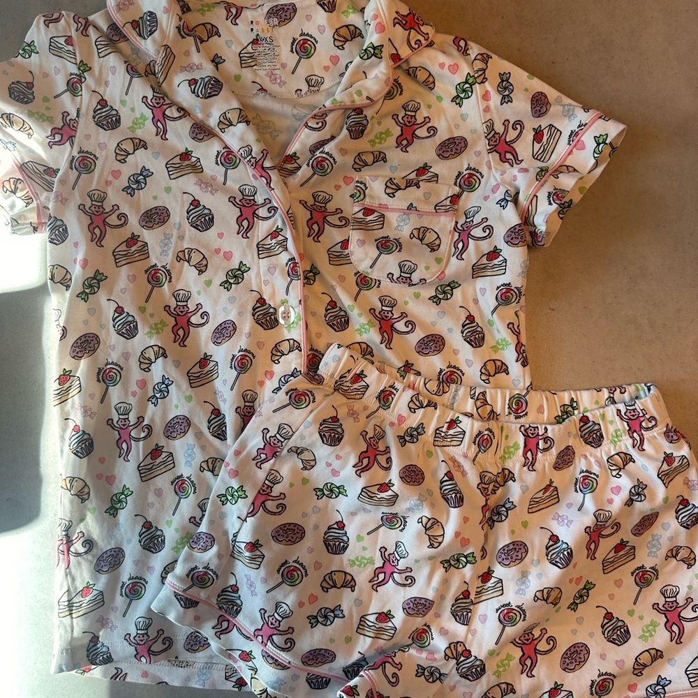 Roller Rabbit Sweets Pajama Set XXS
